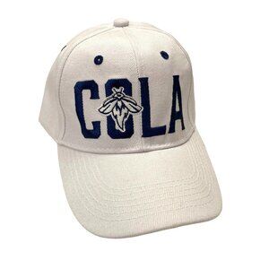Columbia Fireflies Baseball Cap‎ COLA Embroidered Blue White Strapback
